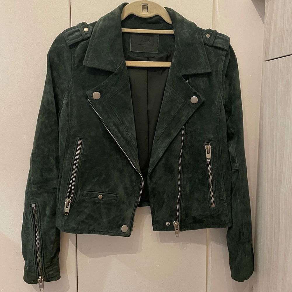 SL8 Suede Moto Jacket